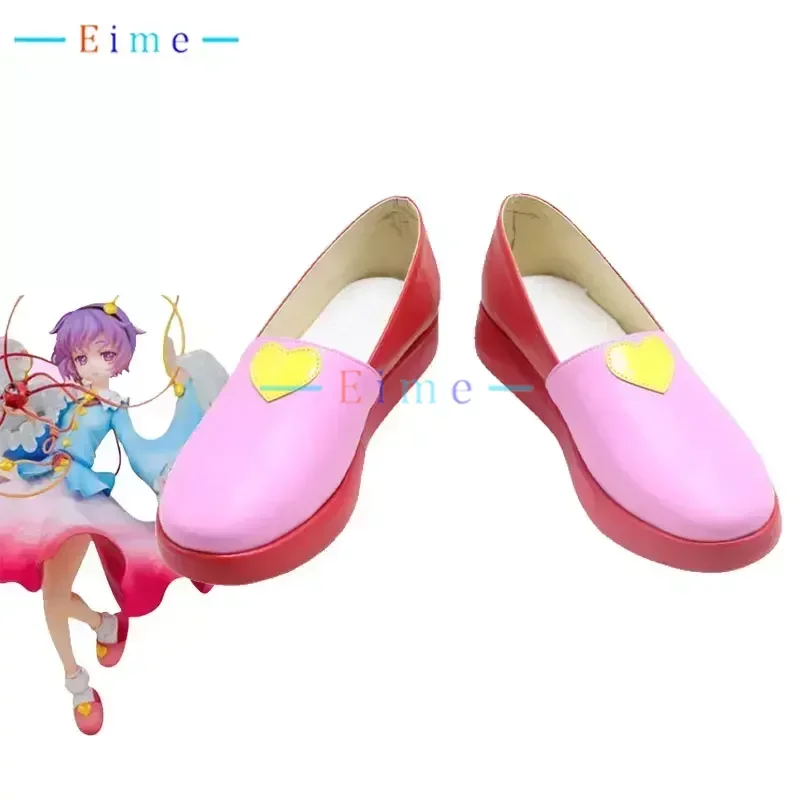 Komeiji Satori Cosplay Shoes PU Leather Shoes Halloween Carnival Boots TouHou Project Cosplay Prop Custom Made