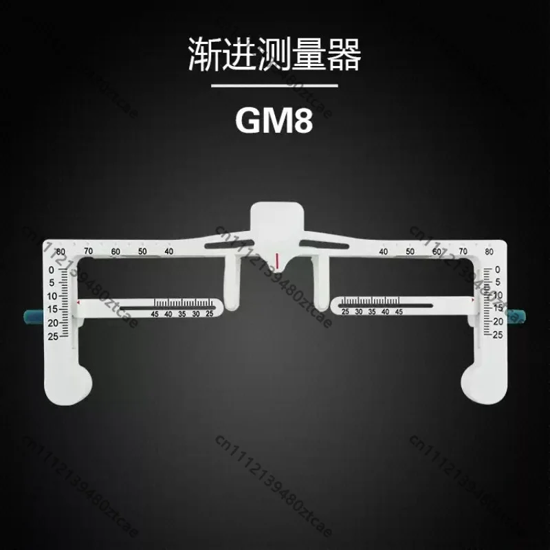 Optometry Progressive Measuring Ruler For Single Binocular PD Pupil Height And Spectacle Frame Width Measurement