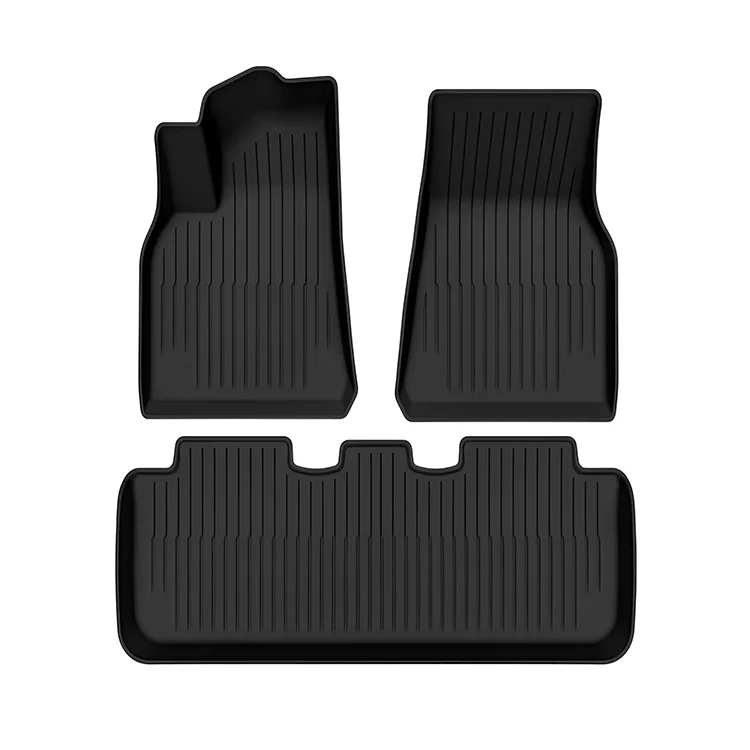 

Auto Interior Accessories TPE All-Weather Non-Slip Waterproof Floor Mat for Model Y