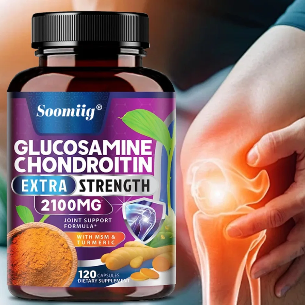 Joint Support Supplement with Glucosamine Chondroitin MSM for Men and Women - Joint Pain Relief, Anti-inflammatory and Joint Car