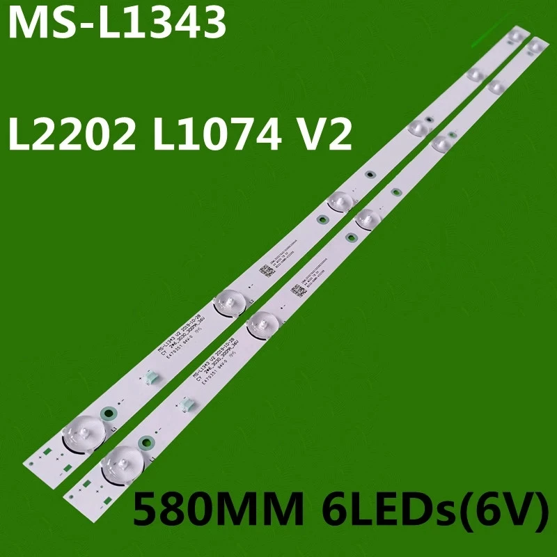 led strip lampadas para tv jld32061330081as m fzd 03 e348124 hm 32v entrada ms l1343 l2202 l1074 v2 263030 300ma 30 pecas 580 mm 01