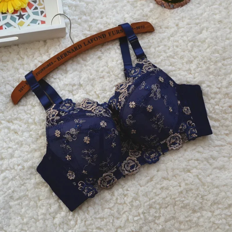 

Женское нижнее белье Bh Sexy Push Up Женское бюстгальтер Mujer Бюстгальтер с вышивкой Нижнее белье 34 36 38 40 42 46 48 C D E F G H ih.