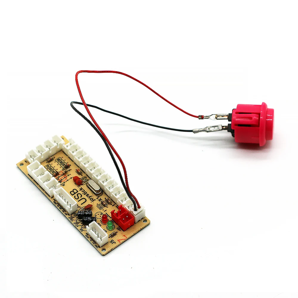 20PCS XH2.54 Oder DuPont Kabel 2 Pin 4,8mm 2,8mm Stecker Draht Für Null Verzögerung Arcade USB Board happ Joystick SANWA Push Button – Detail 12