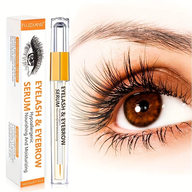 Crescita del siero per ciglia Essenza naturale per estensione delle ciglia e delle sopracciglia Crea allungamento delle ciglia spesse Siero nutriente per le sopracciglia