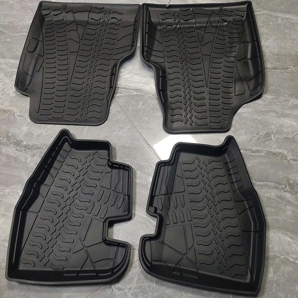 Lantsun T009 TPE Car Floor Mats Foot Pad Protector for Jeep for Wrangler TJ97-06 2-Door, Interior Accessories - view 3