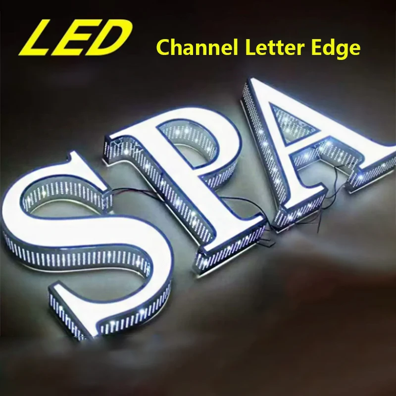 

Side light Perforated LED Channel Letter Strip Aluminum Coil Penetrating Handmade Luminous Sign Making Material Letter Edge