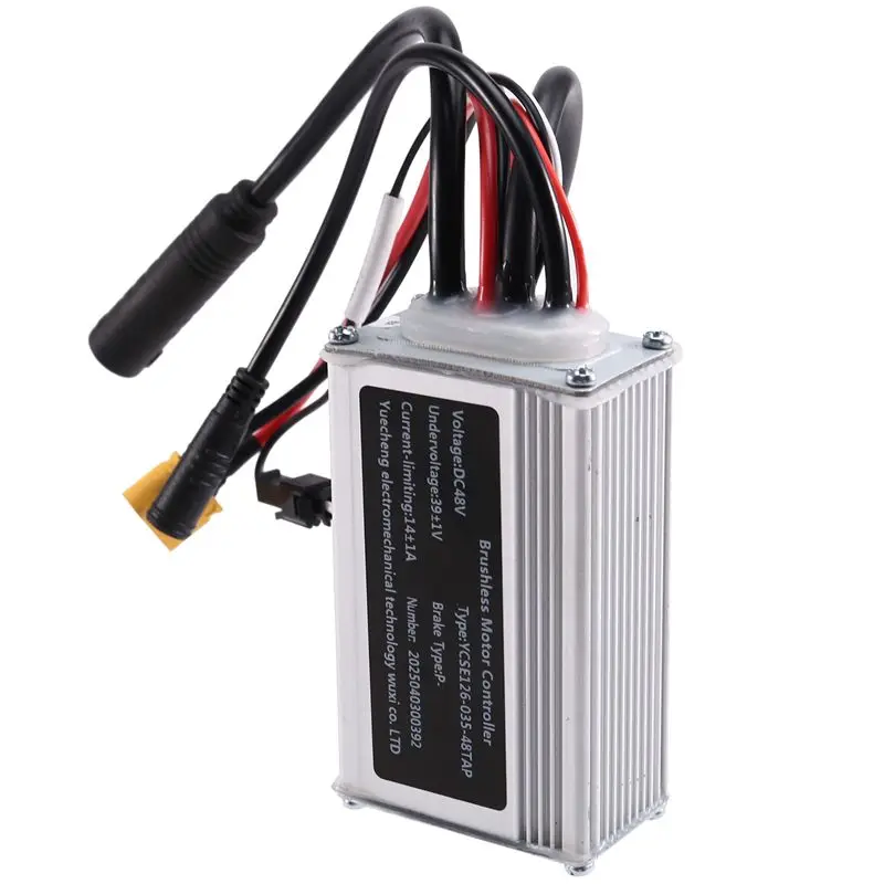 

Контроллер бесщеточного синусоидального двигателя HOTB72A для электровелосипедов с протоколом Bafang, 48В 350Вт 14А, с приборной панелью