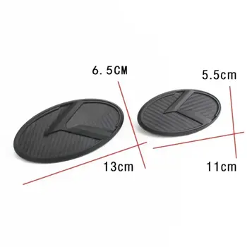 1個3D ABS K標誌汽車前引擎蓋後行李箱標誌徽章貼紙,適用於起亞獅跑、索蘭托、遠艦、福瑞迪、銳歐、斯汀格、K5 10 最佳銷售 起亞Stinger標誌 - №5