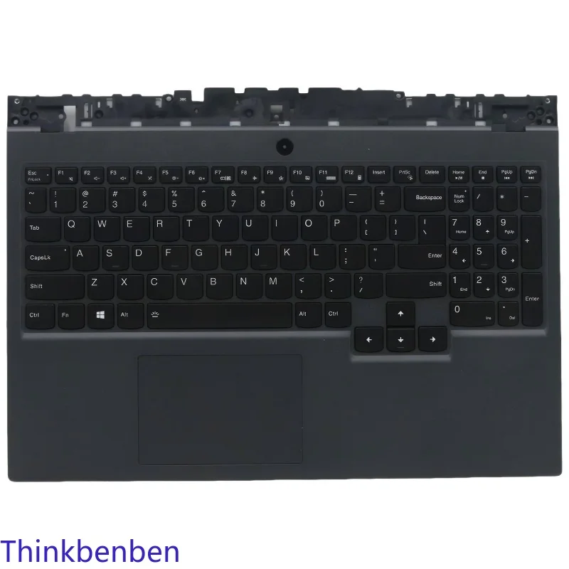 

US English Black Keyboard Upper Case Palmrest Shell Cover For Lenovo Legion 5 15IMH05 15ARH05 H Y7000 R7000 2020 5CB0Z27669
