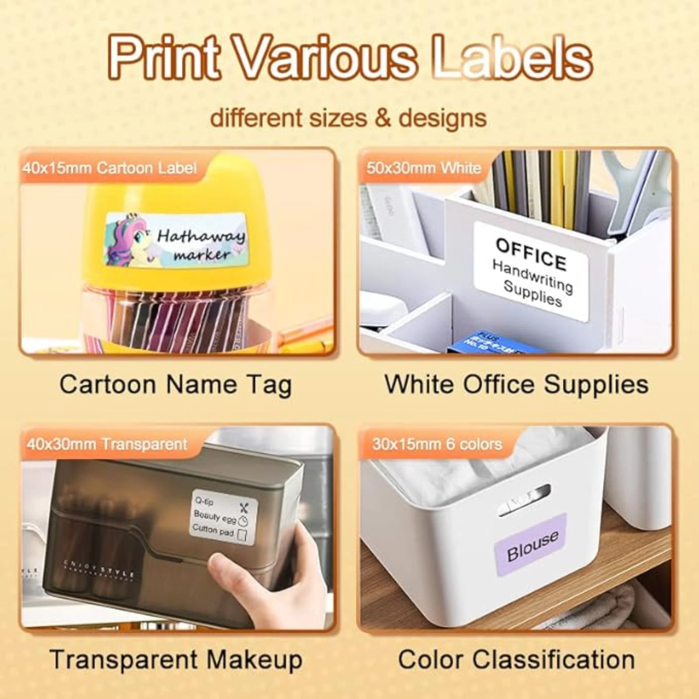 KAYSION 800pcs/roll Label Paper Morandi Colored Name Stickers Sticky Notes Fully Adhesive Macaron Colored Index Label Stickers