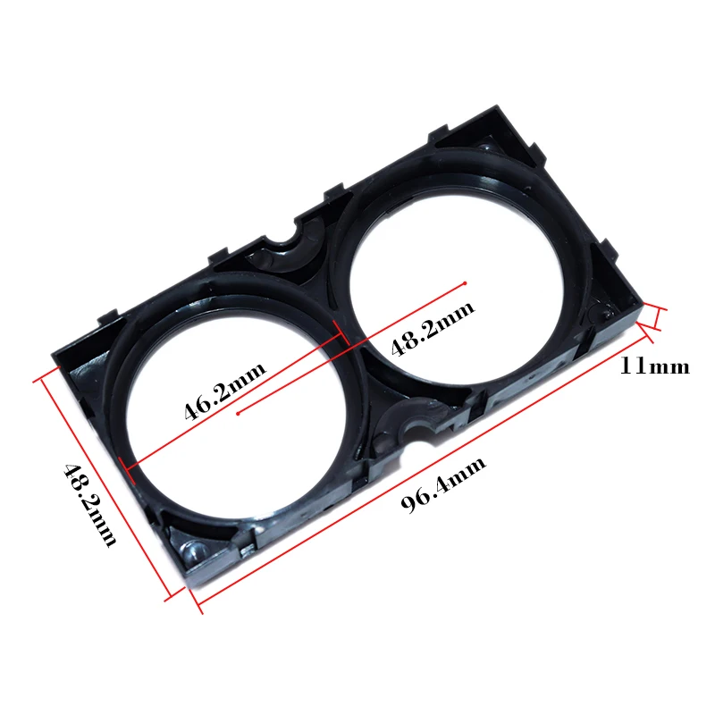 New 4-12pcs/Lot Plastic Frame Brackets For 46160-46170 Battery Pack Shockproof Fixed Frame 2 Card Slots DIY LiFePO4 Cell Bracket