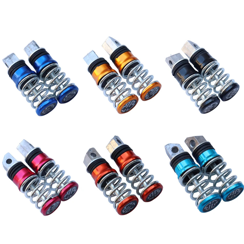 Universal Motorrad Fuß Rest Roller Fuß-Peg Mit Frühling Motorrad Pedal Für Citycoco Elektrische Roller Chinesischen Harley Roller
