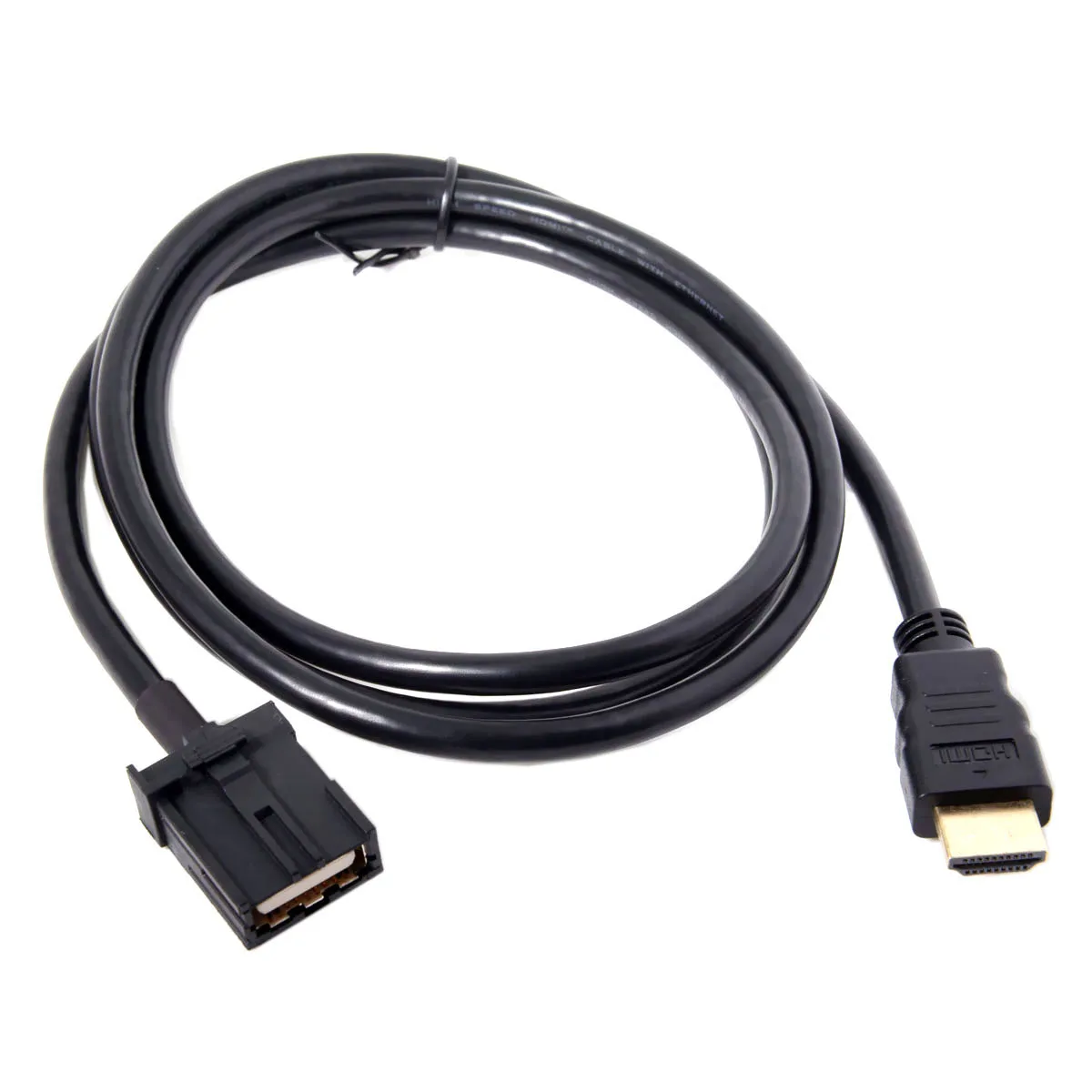 High Speed HDMI 1.4 Type E Male to Type A Male Video Audio Cable Automotive Connection Connector for Hyundai H1 Car