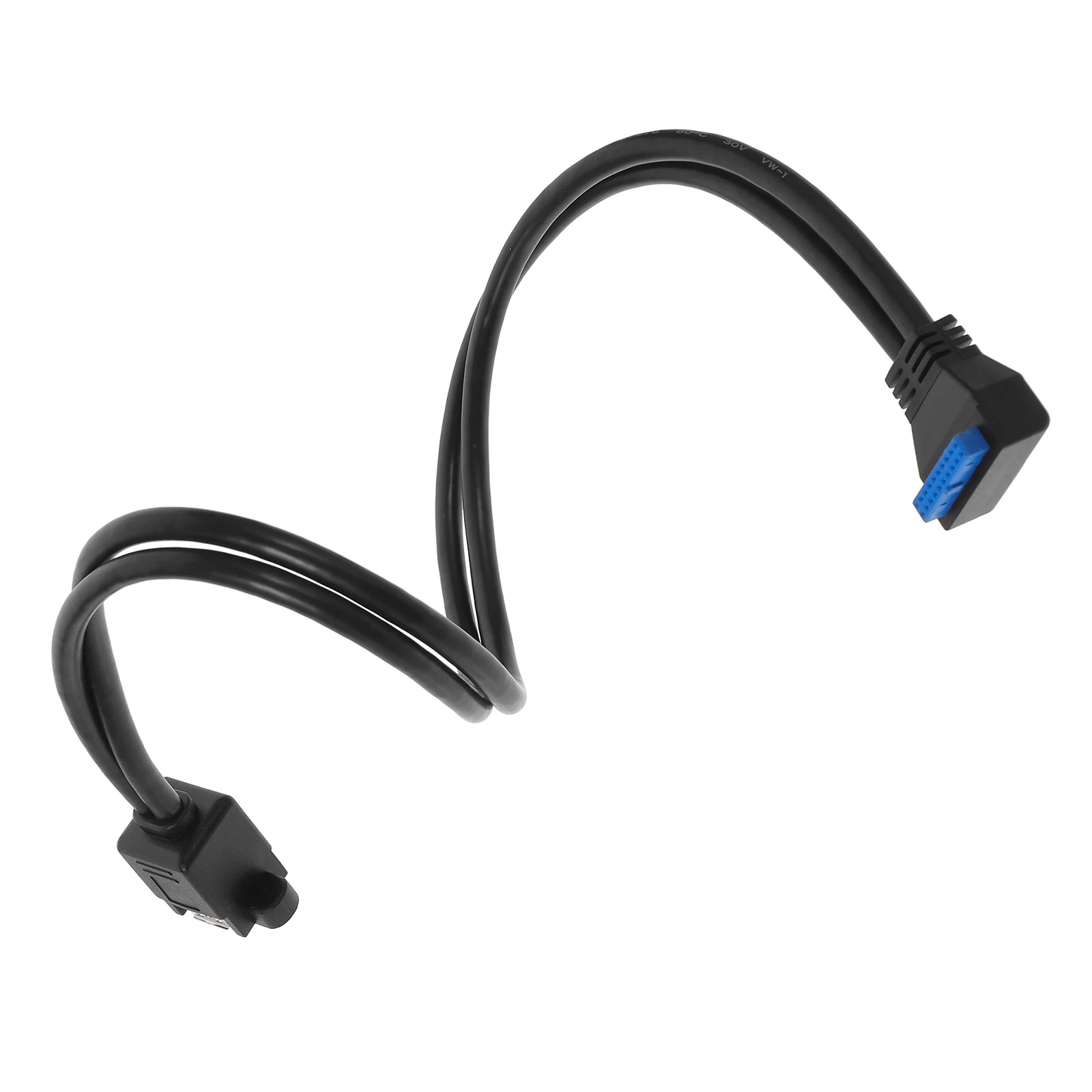 

1 set USB Adapter Cable Dual Ports 19Pin Bendable USB3.0 Motherboard Extension Header Panel Mount Cable Desktop Accessory Header