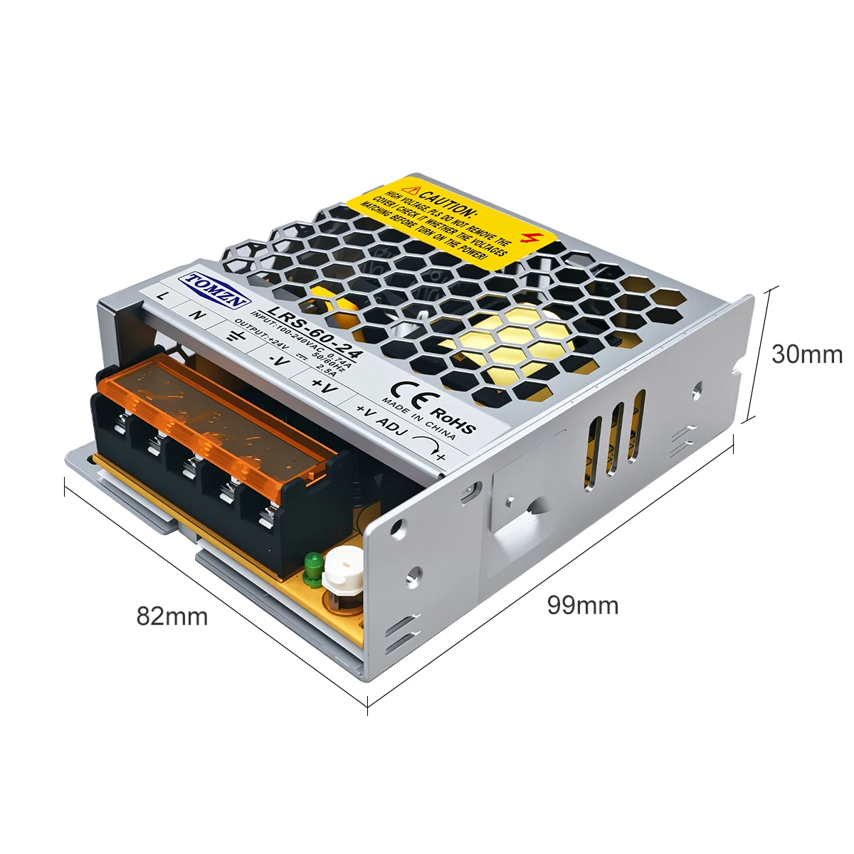 TOMZN 60 واط AC-DC SMPS إخراج واحد تحويل التيار الكهربائي المدخلات 110 فولت 220 فولت الناتج 5 فولت 12 فولت 15 فولت 24 فولت 36 فولت 48 فولت قابل للتعديل ل LED