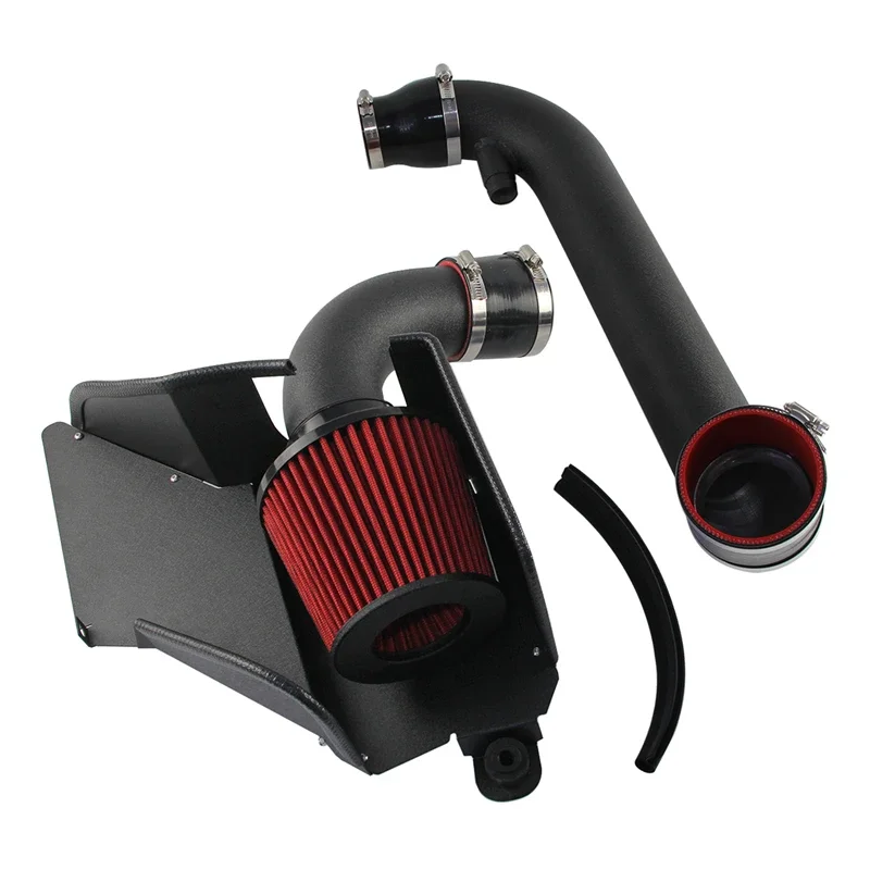 

High Flow Cold Air Intake Kit Aluminum Fits VW MK6 GTI Golf Jetta Passat Audi TT A3 1.8T 2.0T Engine EA888.1 and EA888.3