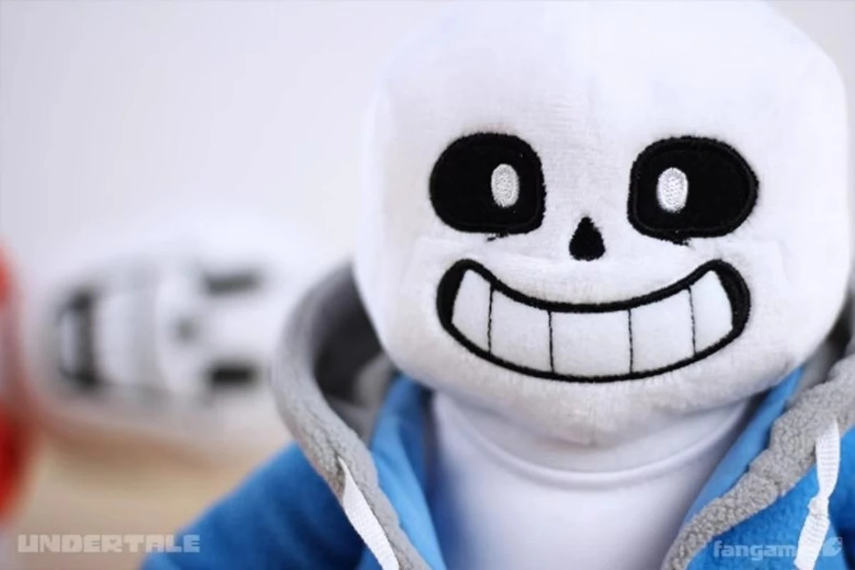 25Cm Fangamer Undertale Sans Ut Short Plush Stuffed Doll Pillow Game Periphery Action Figure Model Garage Kit Kid Toys Gift