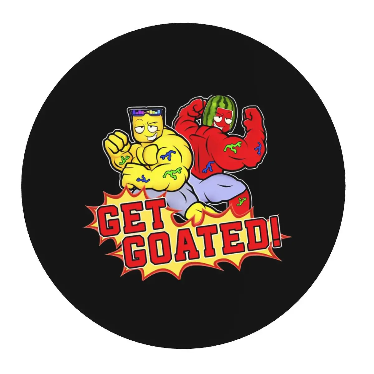 

Круглый коврик для мыши Sunny And Melon, коврик для клавиатуры и мыши, игровой коврик для ноутбука, коврик для офисного стола