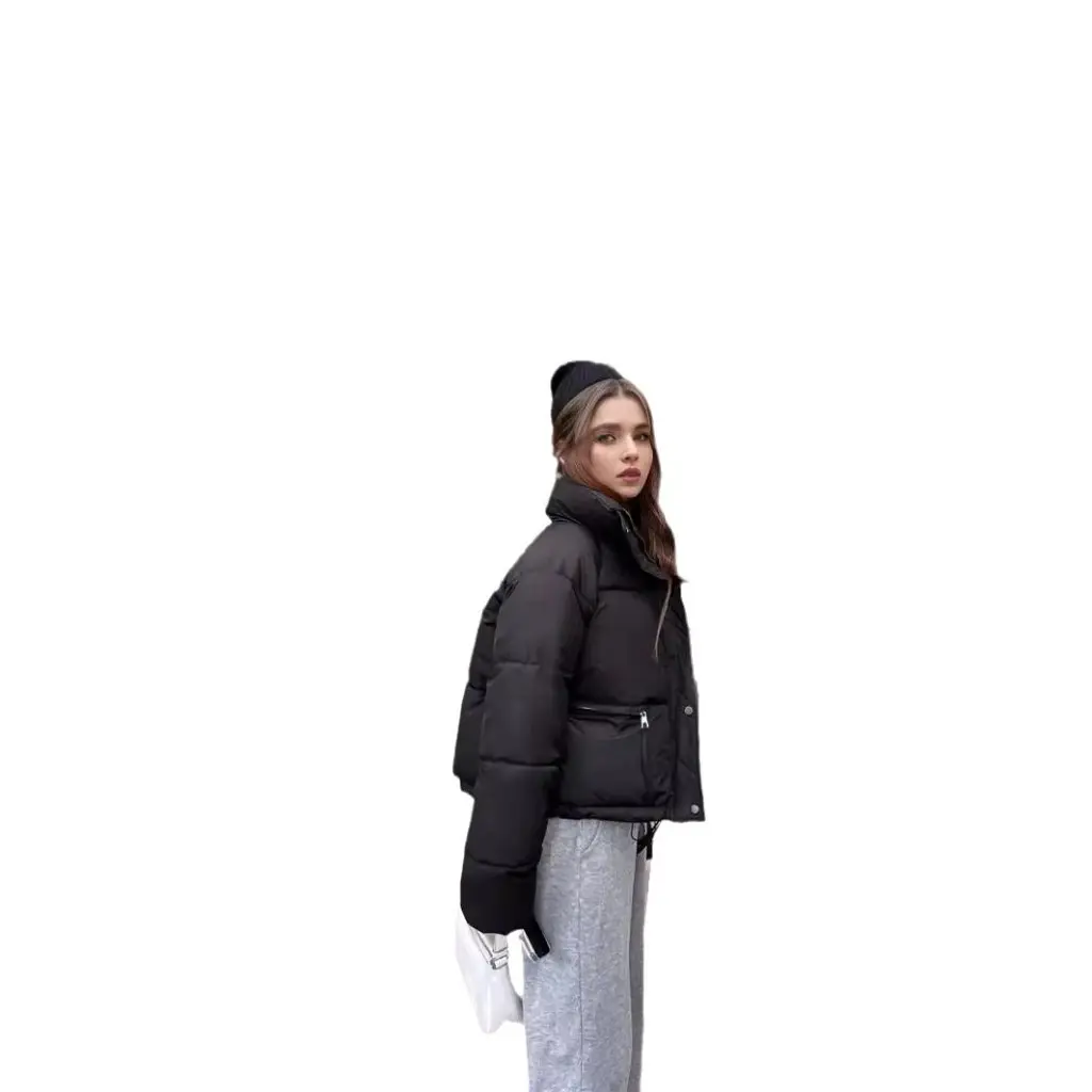 

Winter Korean Style Women's Cotton-Padded Coat Short Stand Collar Thickened Fashion Bread Coat