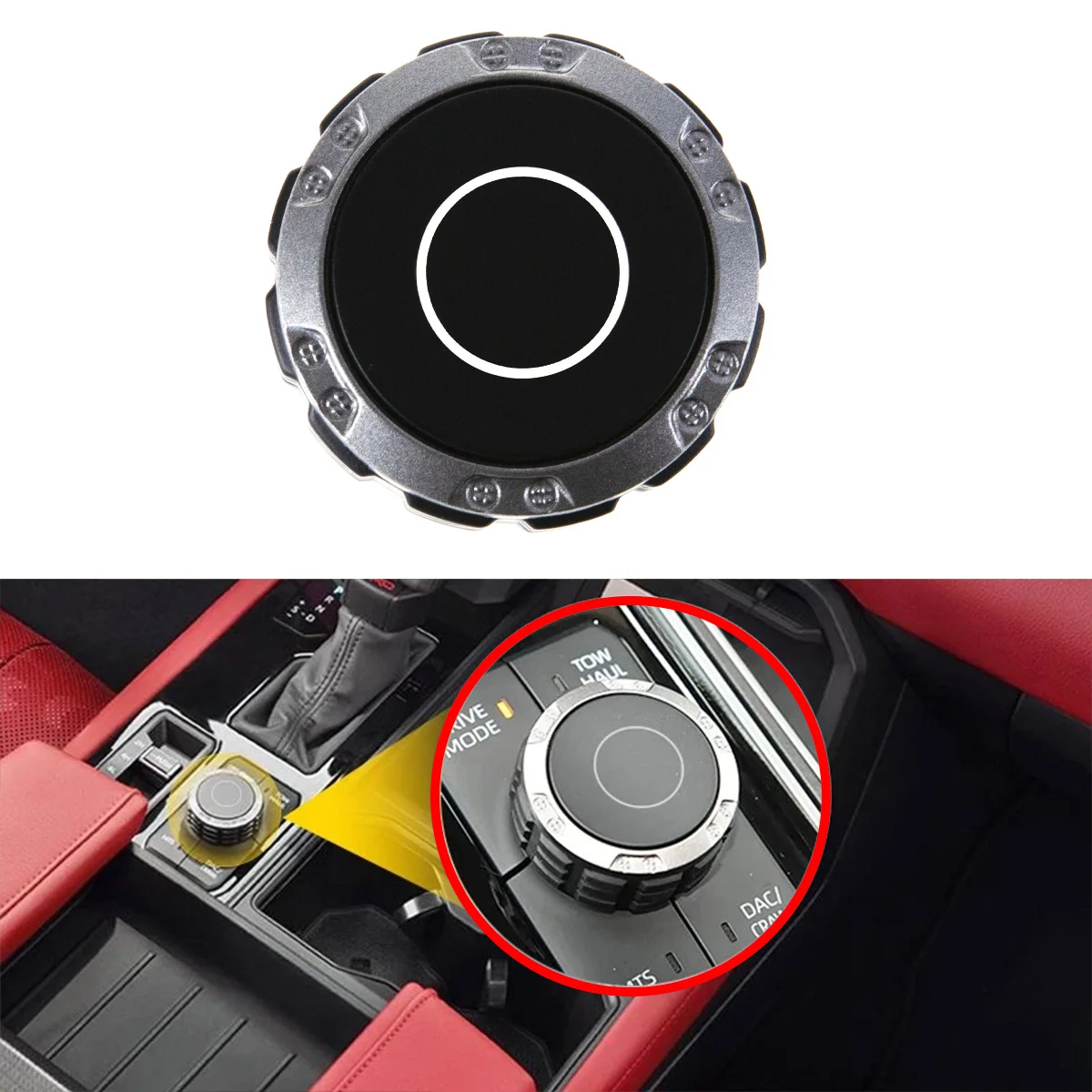 14-Inch Display Power Volume Radio Volume Knob Switch For Toyota Tundra Sequoia Radio Control Parts 2022 2023-2025 861280-C050
