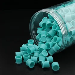 300PCS Disposable Silicone Tattoo Ink Cups Color Cup With Base Pigment Holder Container Cap Tattoo Accessory for Tattoo Ink
