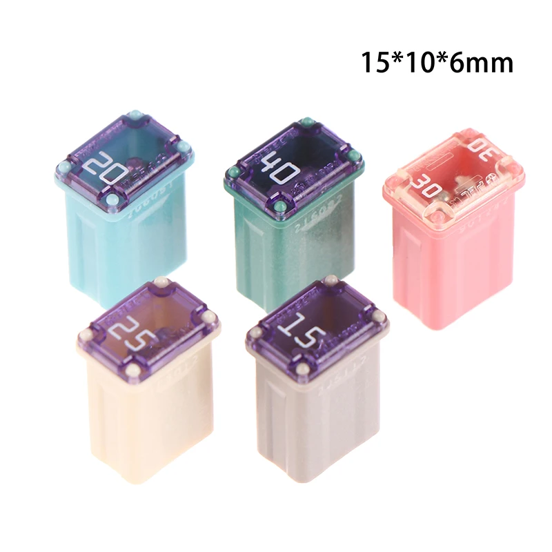 Mini Square Fuse 15A 20A 25A 30A 40A PEC Automotive Car Fuse Tube Waterproof Fuse Box For Socket