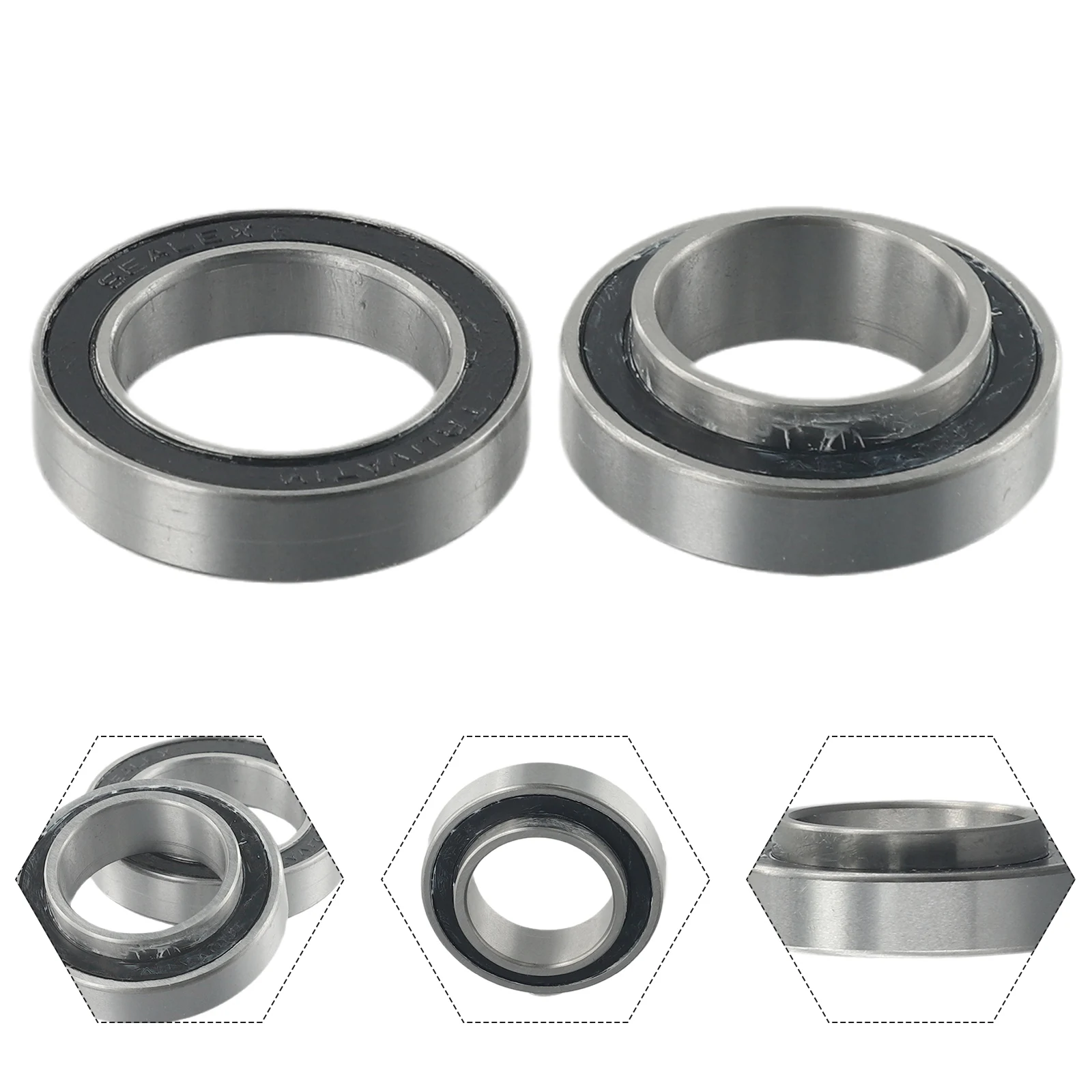 Premium Bicycle Hub Bearings Kit MR22237 & MR2437H8-2RS Steel Bottom Bracket Set For SRAM GXPs Enhance Rotation Bike Accessories