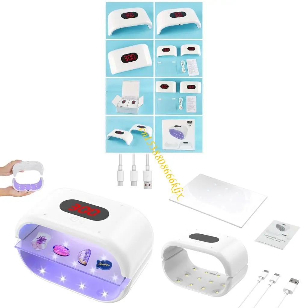 

Compact USB UV Resin Curing Tool Uv Resin Solidifier Fast Drying For Crafting Projects And Bubble Mold Setting 066C
