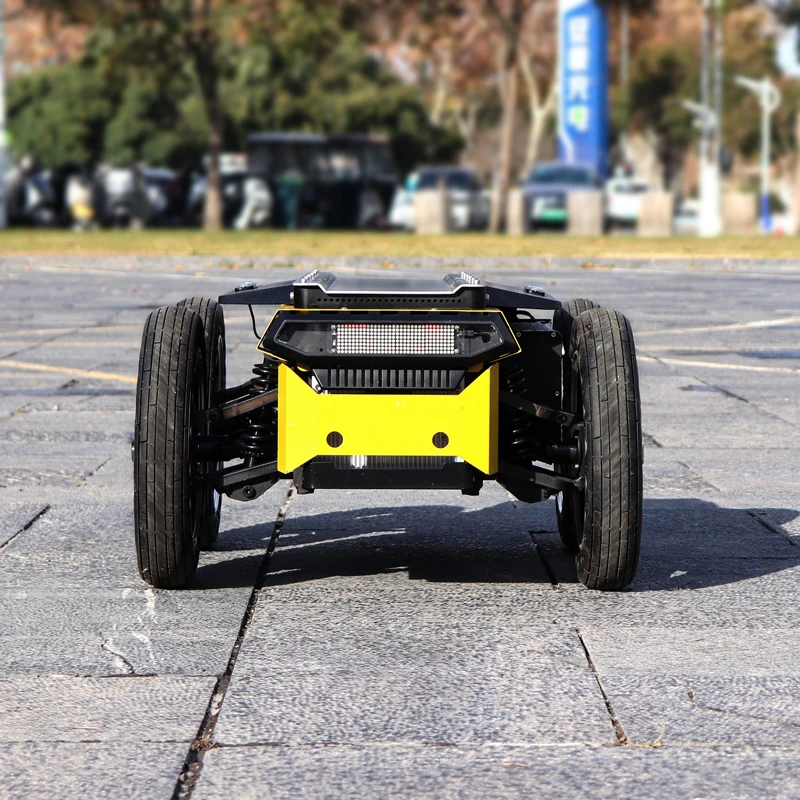 Stock Available Wheeled Chassis with Super Reduction Ratio and a Differential Steering Gear, Ready to Ship