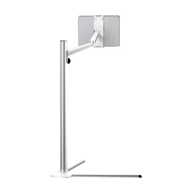 UP-6S Aluminum Alloy Bedhead Tablet Phone Computer Stand Universal Folding Three Leg Floor Lazy Stand