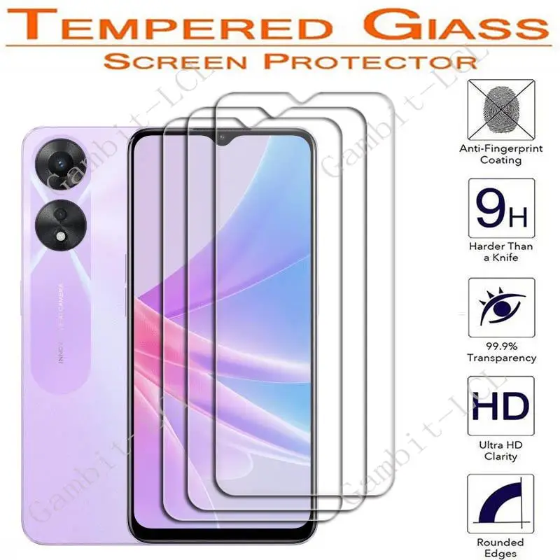 For OPPO A78 5G A56s A98 F23 K11x A16e A17 A17k A36 A57 4G A57s A58x A58 A76 A77 A77s Screen Protector Tempered Glass Film Cover