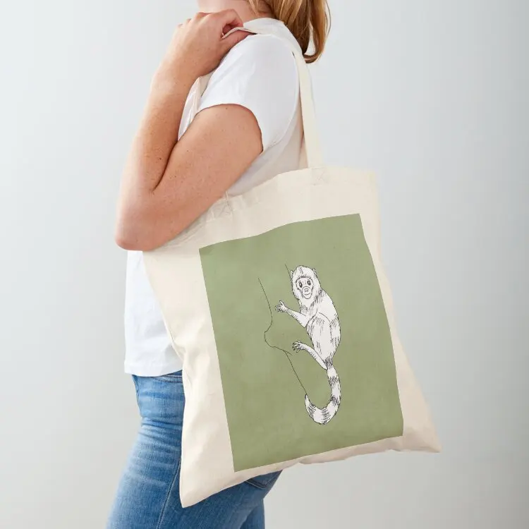

Pygmy Marmoset Fanimal Tote Bag Women bags sacs de shopping tote bags cloth bags canvas tote