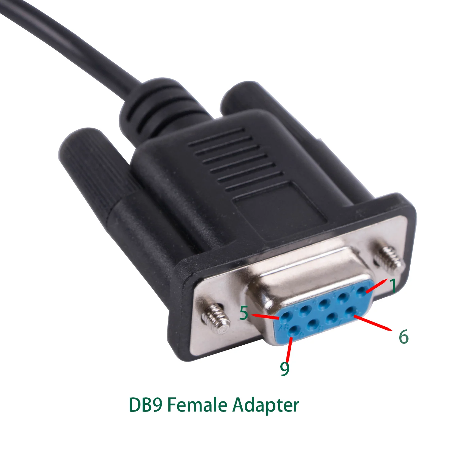 DB9 to RJ10 RJ11 6P4C Serial RS232 Converter BMS Console Cable for Pylontech Phantom-S US2000 or US3000