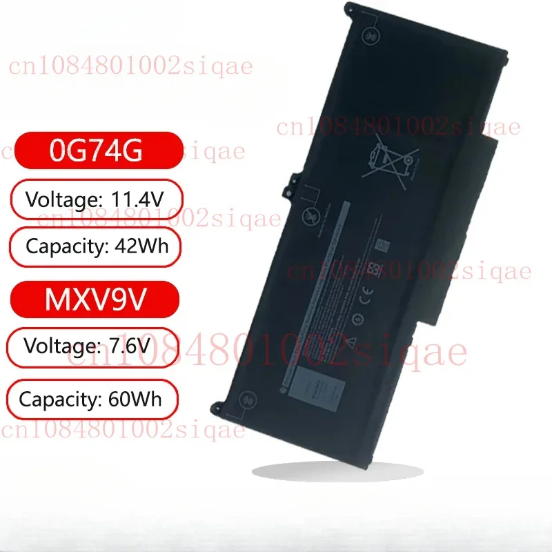 

MXV9V 0G74G Аккумулятор для ноутбука Dell Latitude 7400 7300 5310 5300 2-в-1, P97G 829MX P99G P100G001 P96G002 P97G 5VC2M WXW80 N2K62%