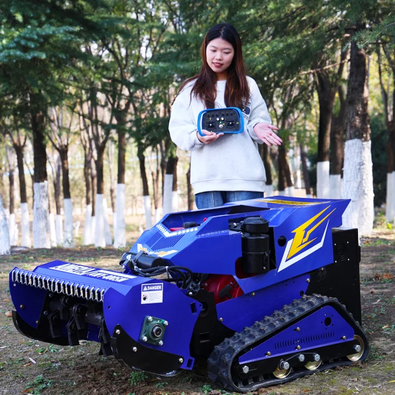 

Индивидуальная, самая продаваемая, с сертификатами CE и EPA, гусеничная роторная косилка для ферм и садов, с дистанционным управлением, для любых типов местности, с мощным двигателем, для стрижки травы