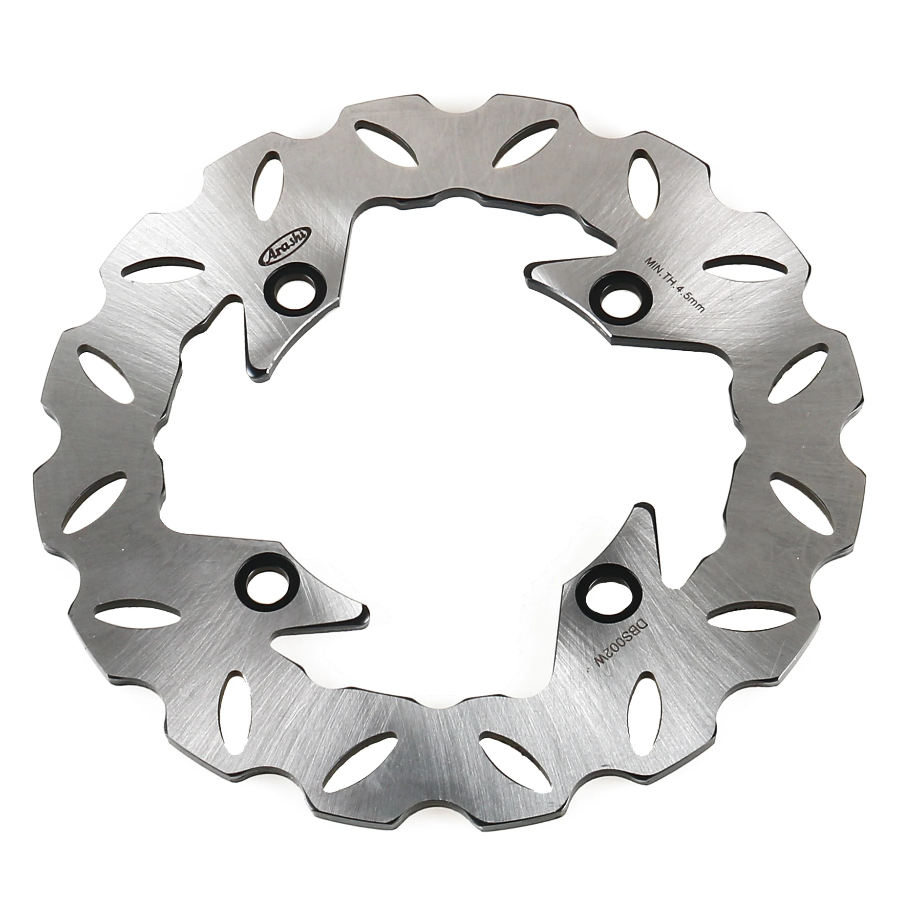 Rear Brake Disc Rotor for Honda CBR 600 1000 RR Hornet VTR 1000 Firestorm NX650 XR650 Street Triple Daytona 675 Stainless Steel view 6