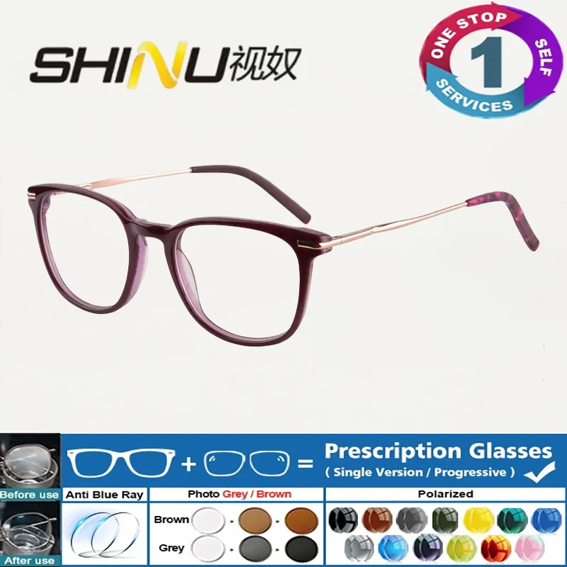 

Ацетатные очки премиум-класса, прогрессивные мультифокальные очки для чтения, женские очки для пресбиопии, очки для чтения по рецепту, близорукость