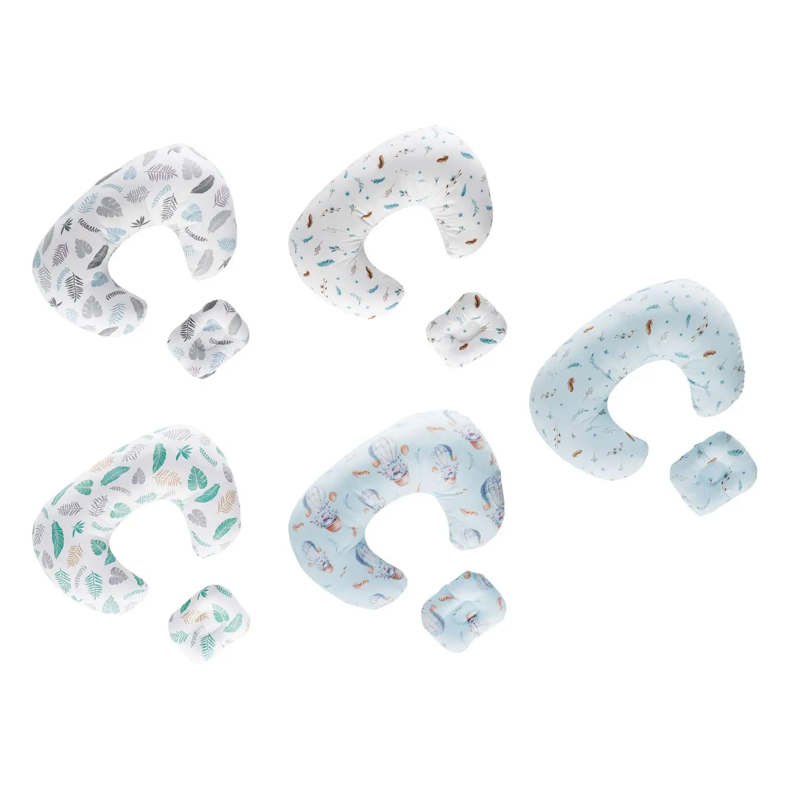 Voedingskussen Ondersteuningskussen Baby Borstvoeding met afneembare hoes Voeden Taillekussen voor borstvoeding Flesvoeding Moeder