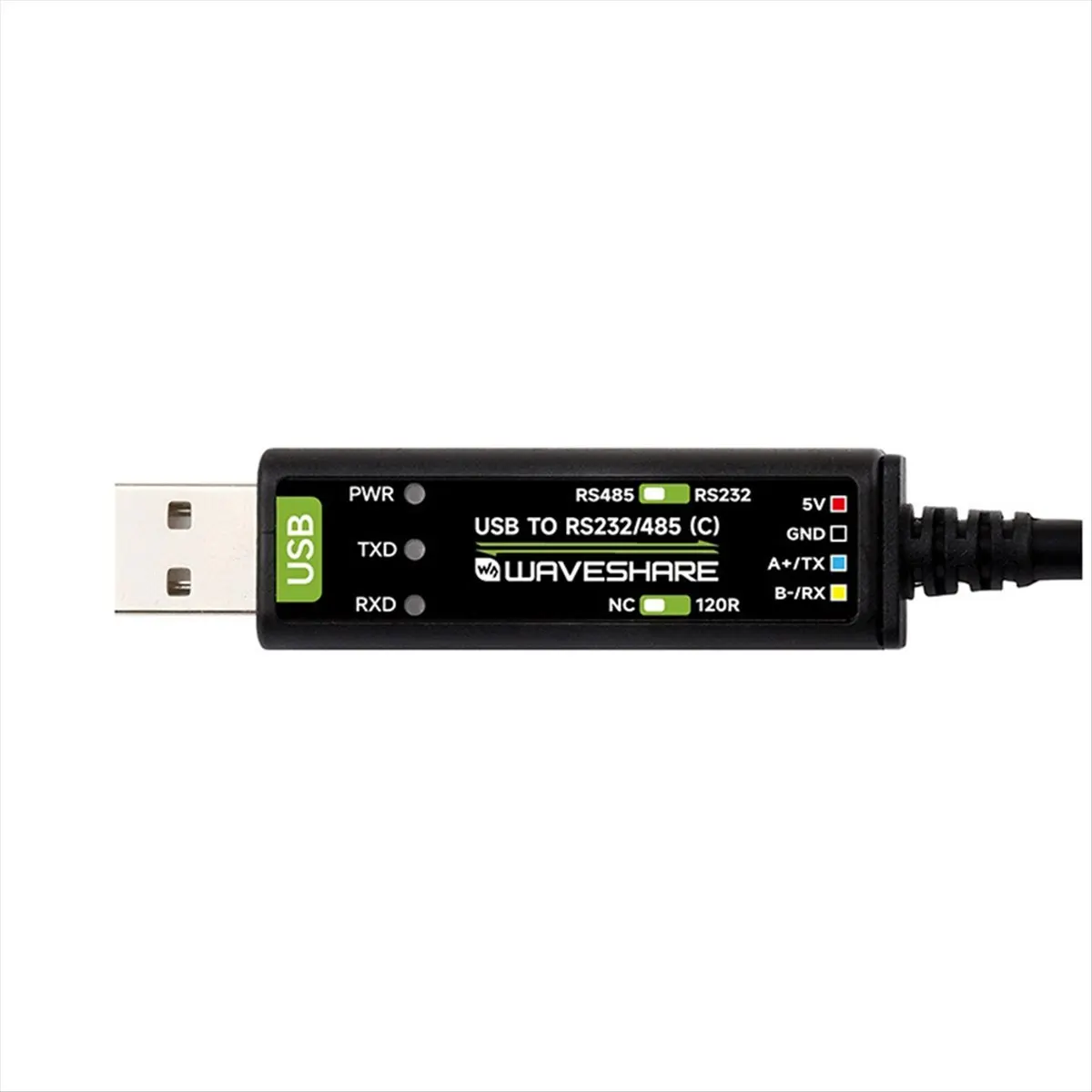 SWXF  USB to RS232/RS485 Serial Cable Converter with Extension Cord FT232RNL Chip Compatible with Win 7/8/10/11