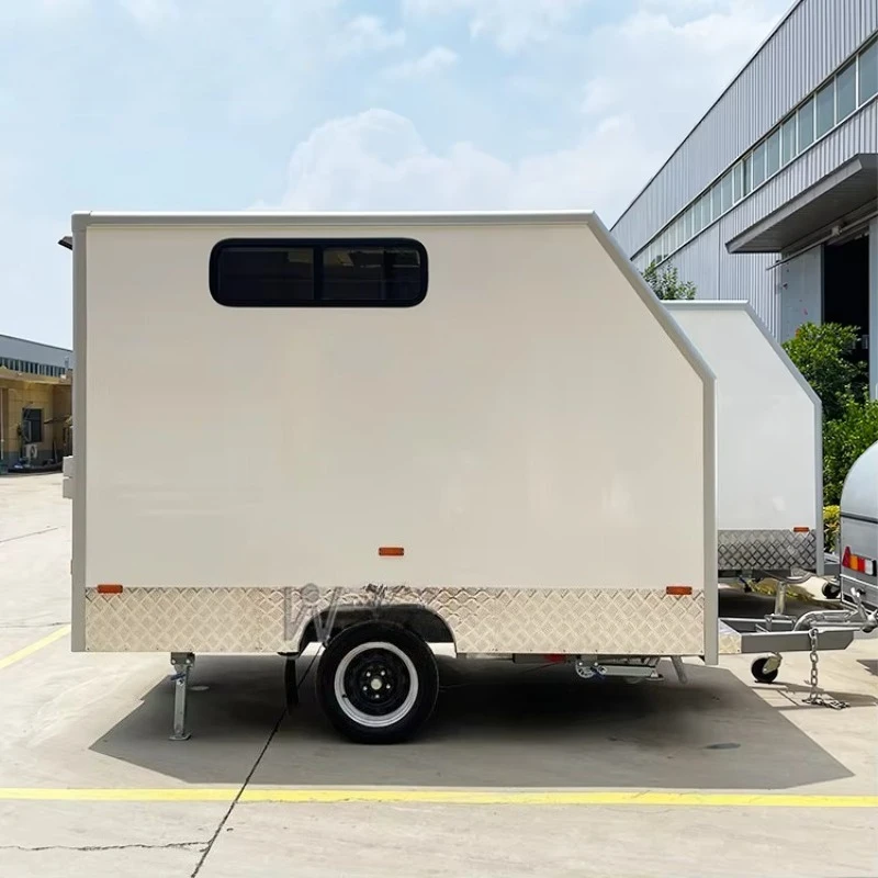 Customizable Glass Fiber Mobile Dog Grooming Trailer with Separate Bathing and Drying Area for Professional Pet Salon Interior