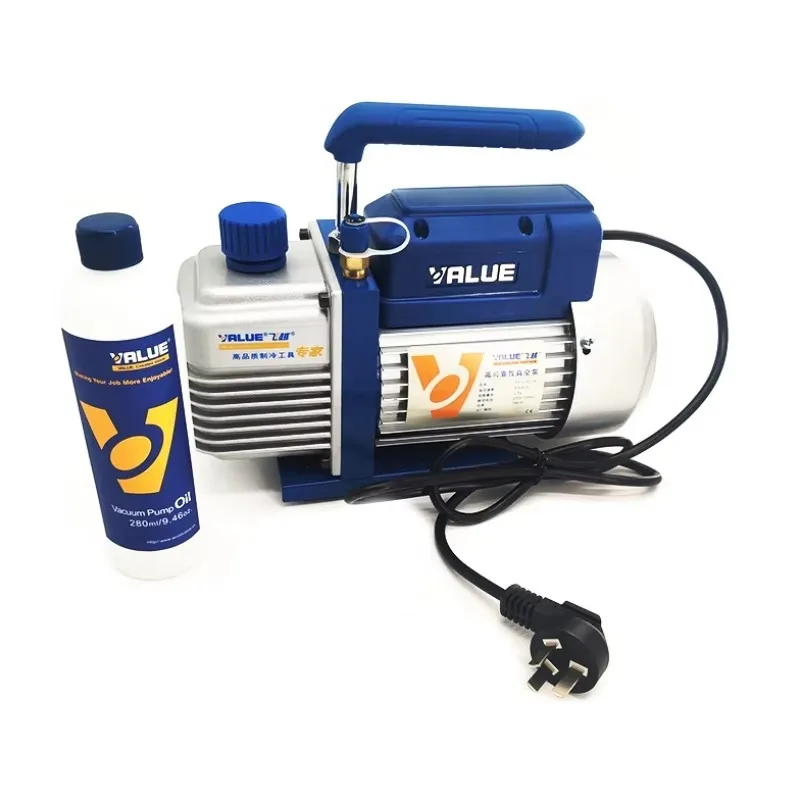 Mini Portable Air Conditioning Vacuum Pump - HVAC Refrigeration Tool with 1/5HP Motor
