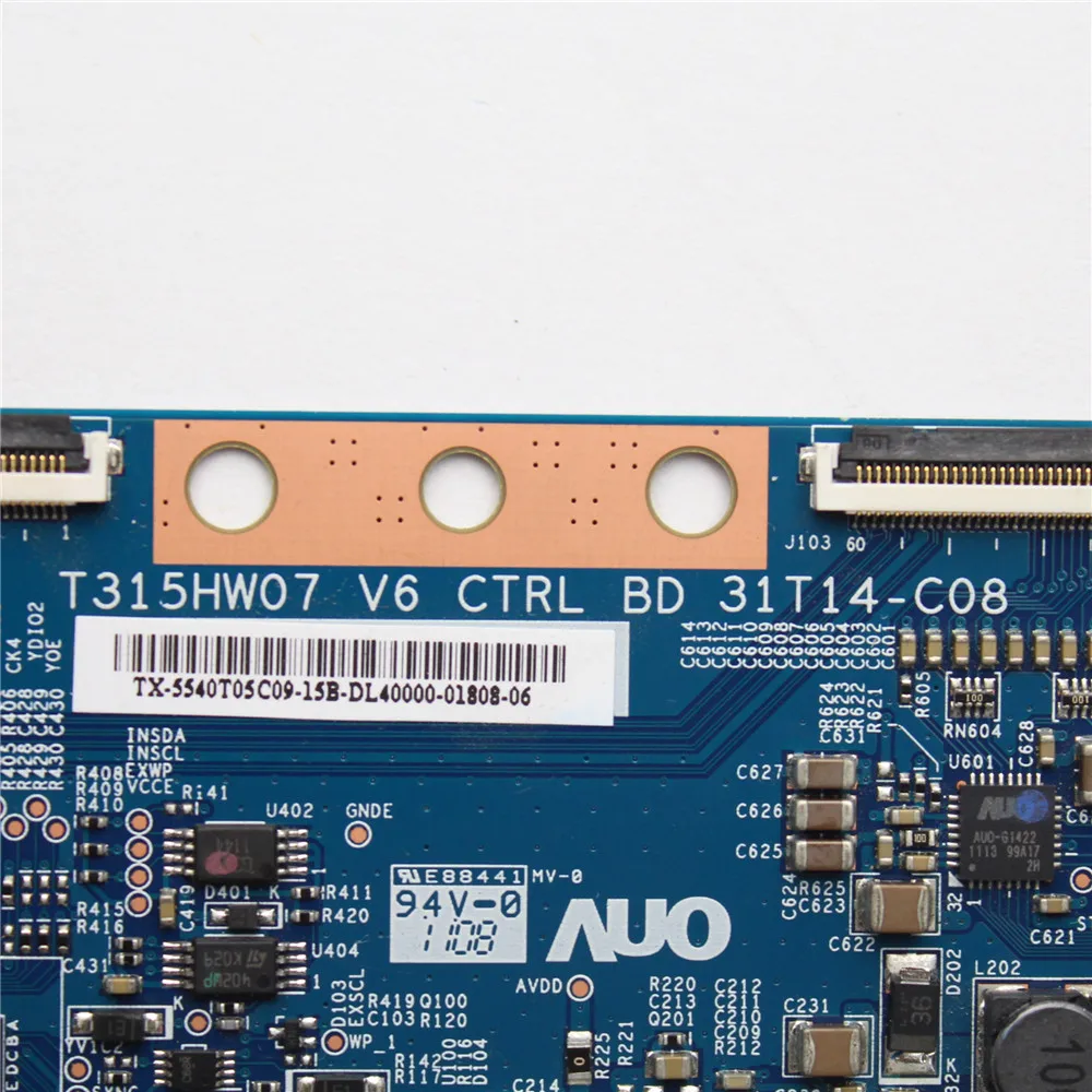 TV용 Tcon 보드 전문 테스트 보드, T315HW07 V6 CTRL BD 31T14-C08, 무료 배송, T315HW07 V6 31T14-C08