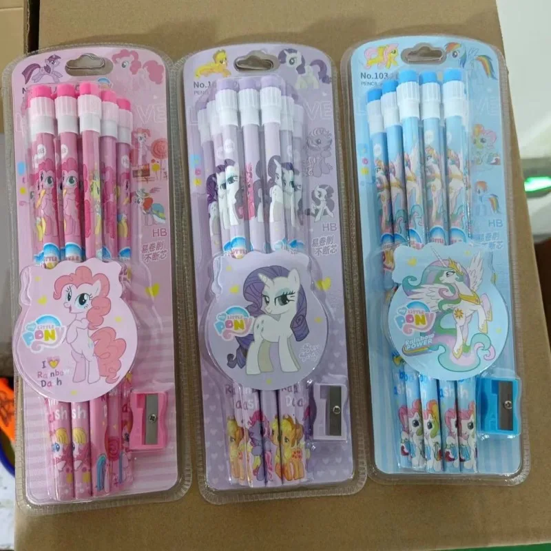 My Little Pony pencil high-looking cartoon eraser HB writing primary school student stationery children's cute birthday gift