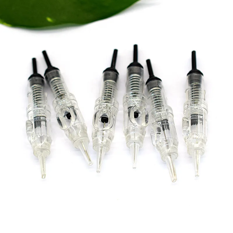 5PCS Easy Click Universal Tattoo Needle 1RL/3RL/5RL/7RL/5F/7F Permanent Makeup Cartridge Needles for Eyebrow Tattoo Machine