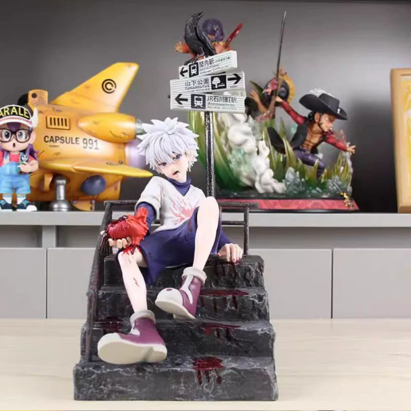Neue Hunter X Hunter Anime Figur Killua Zaoldyeck Gk Statue Modell Desktop Sammlung Ornamente