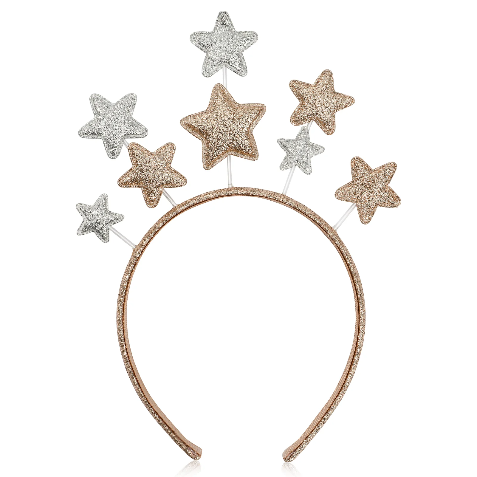 Stars Headband Party Creative Headbands Halloween Clothes for Kids Christmas Headwear Glitter Hair Girls Gifts Aldult Hoops