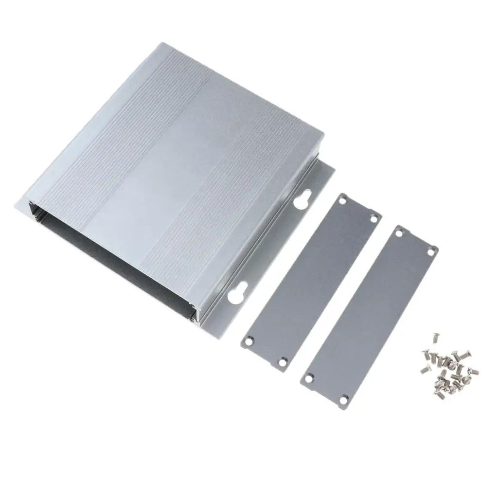 Aluminum Enclosure Box Electronic Case Housing Shell for PCB Board DIY- 3.6x3.93x0.81 inch
