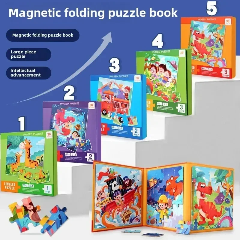 

Kids Magnetic Puzzles Leveled Puzzles for Kids Age 2 Up Preschool Learning\ Jigsaw Puzzles *Travel Games and Travel Toy for 2-6.