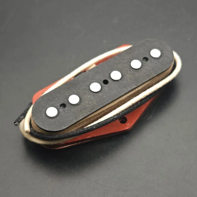 ألنيكو 5 TL لاقط جسر الجيتار مع بكرة من الألياف الحمراء 6.5K لهجة عتيقة للجيتار الكهربائي TL #2