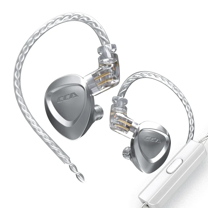 Cca Ckx Iem Oortelefoons Hybride Driver In Oor Hifi Oortelefoons Metalen Bass Headset Ruisonderdrukking Hoofdtelefoon Met Afneembare Kabel